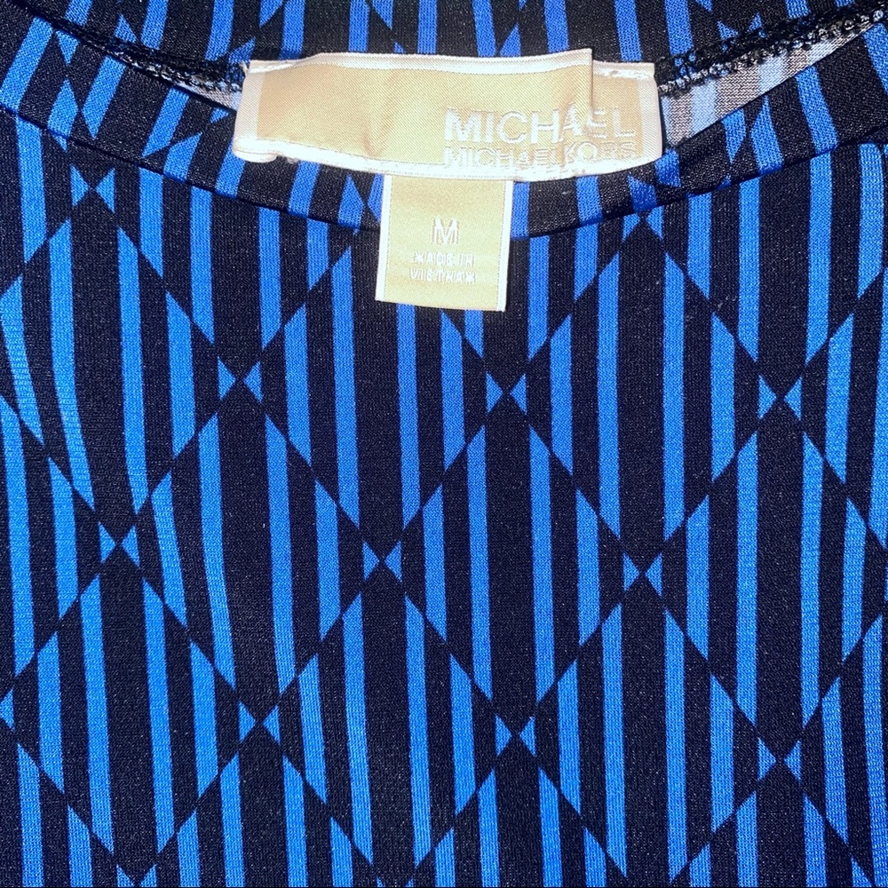Michael Kors Black and Blue Dress Medium